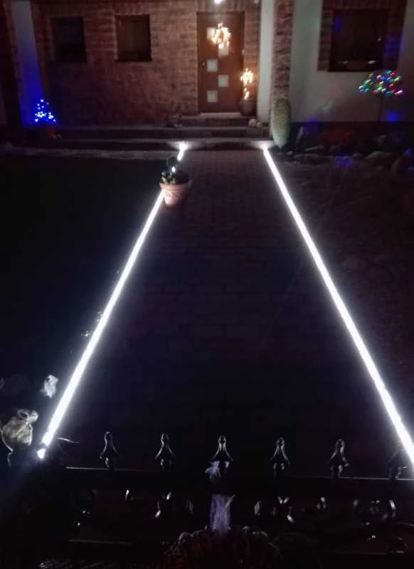 iluminação fachada residencial