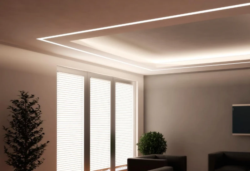 iluminação linear apartamento