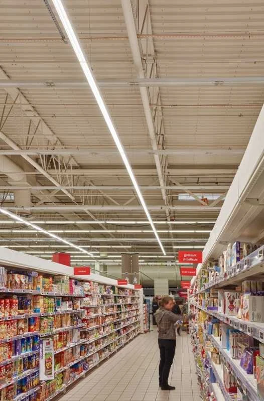 iluminação linear em empresas