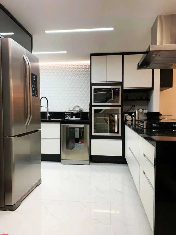 iluminação para cozinha moderna