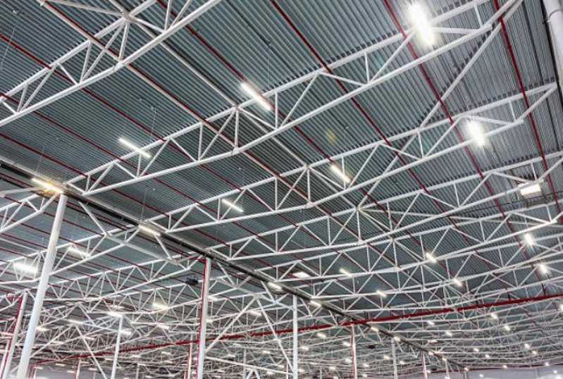projeto de iluminação comercial